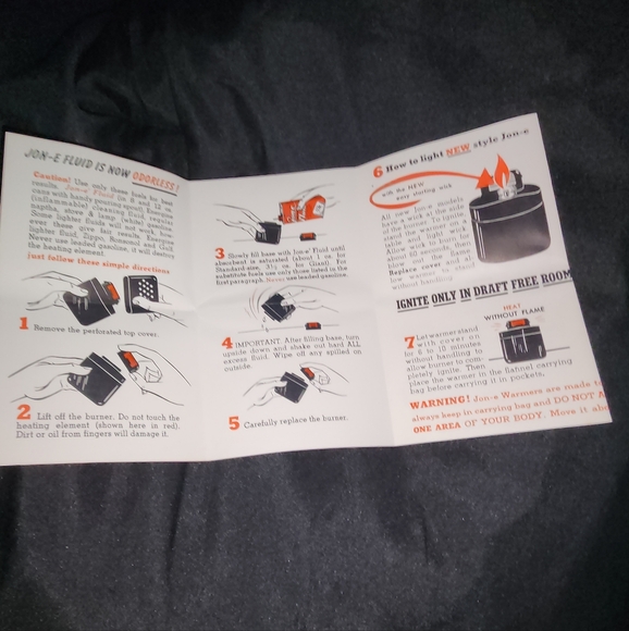 VinTaGe JON.E HANDWARMER STEEL NEW HUNTING - Picture 10 of 12